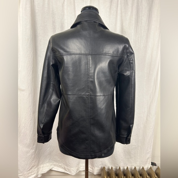Dèluc Faux-Leather Shacket - Picture 4 of 5